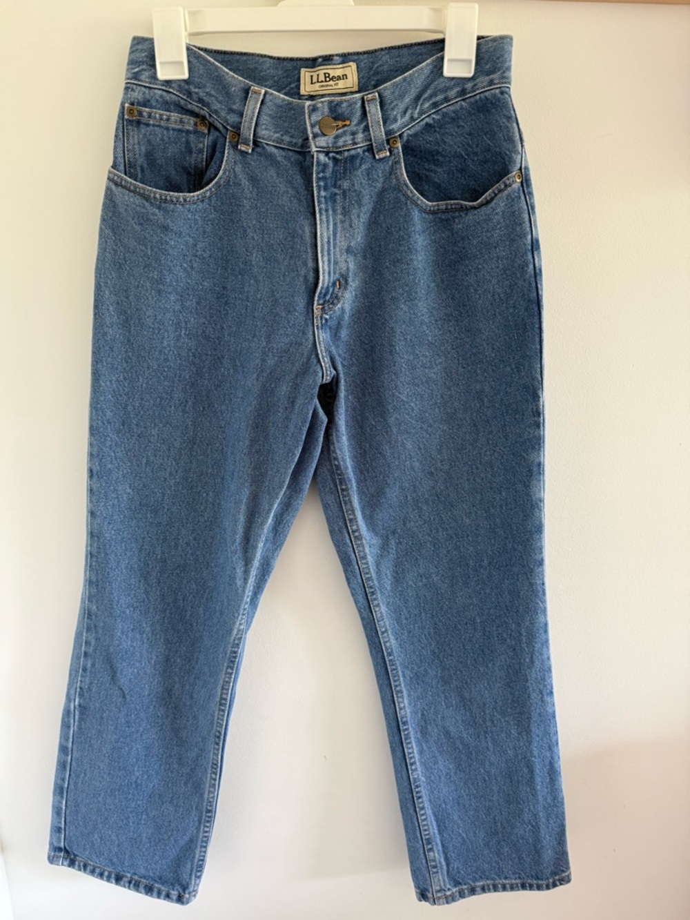 L.L.Bean Original Fit 8 Petite Denim Jeans Like New!